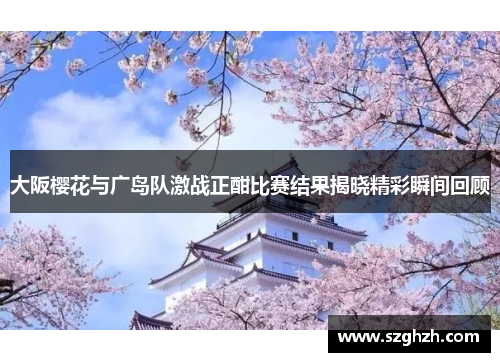 大阪樱花与广岛队激战正酣比赛结果揭晓精彩瞬间回顾